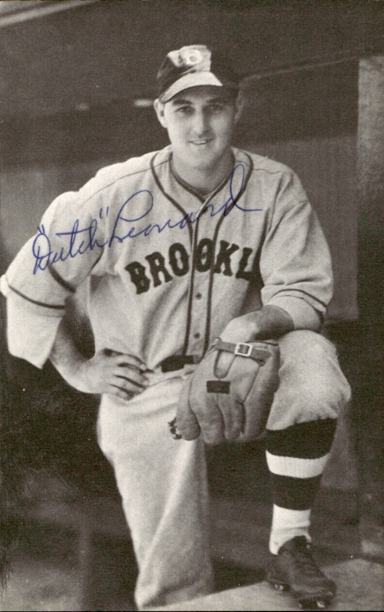 Dutch Leonard Dodgers d. 1983 Signed/Autographed 3x5  Photo 178560