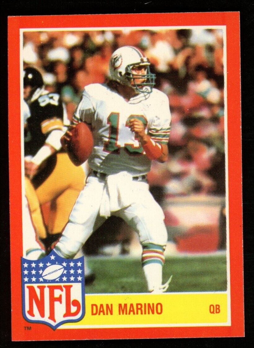 1985 Topps NFL Star Set Dan Marino HOF Card #6 of 11 Miami Dolphins