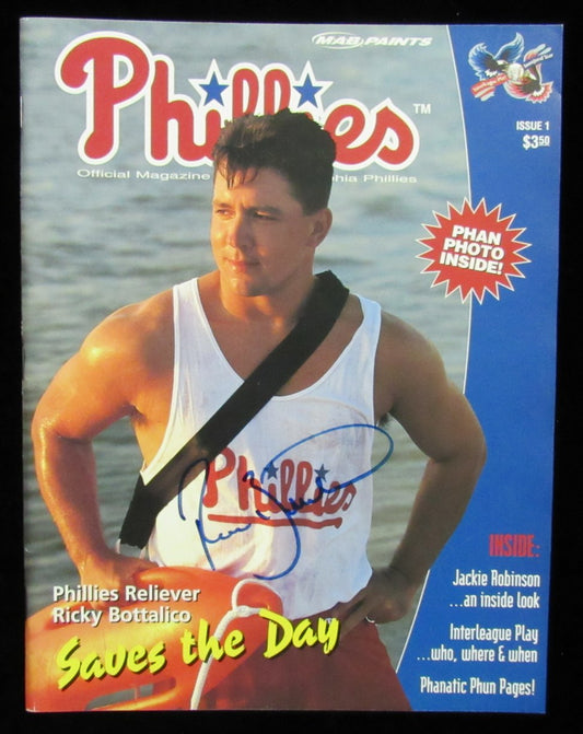 Ricky Bottalico Philadelphia Phillies Signed 1997 Phillies Program  181471