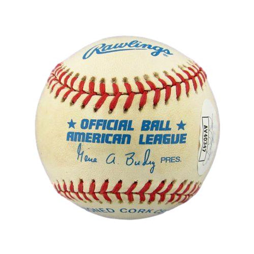 Carroll William Hardy Signed/Inscribed OAL Baseball Boston Red Sox JSA 188483