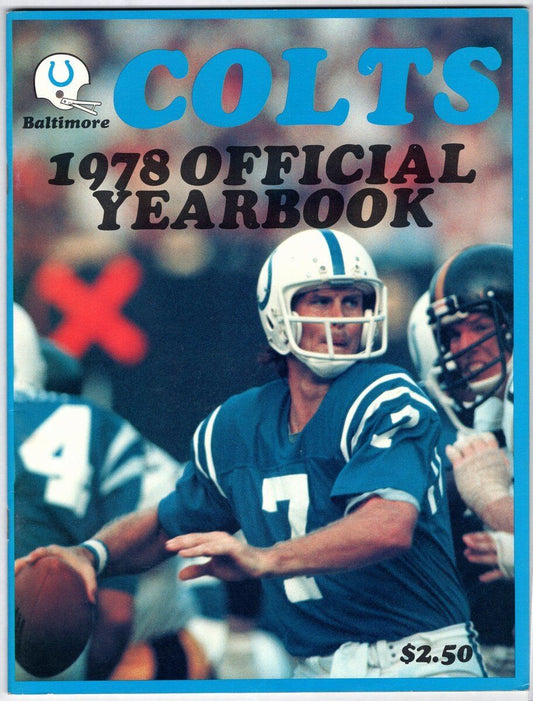 1978 Baltimore Colts Official Yearbook (Bert Jones Cover) 130643