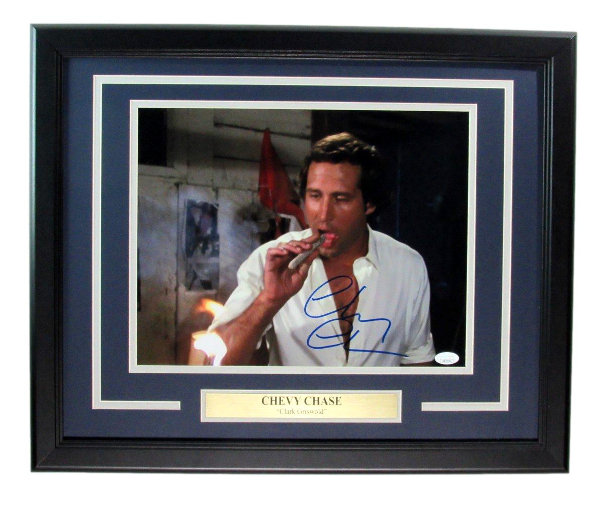 Chevy Chase Signed/Autographed 11x14 Photo "Clark Griswold" Framed JSA 190561