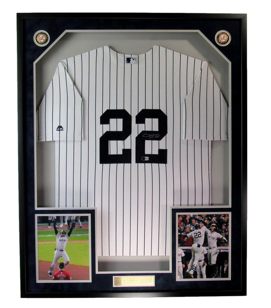 Juan Soto Signed/Autographed White NY Yankees Jersey Framed Beckett 190942