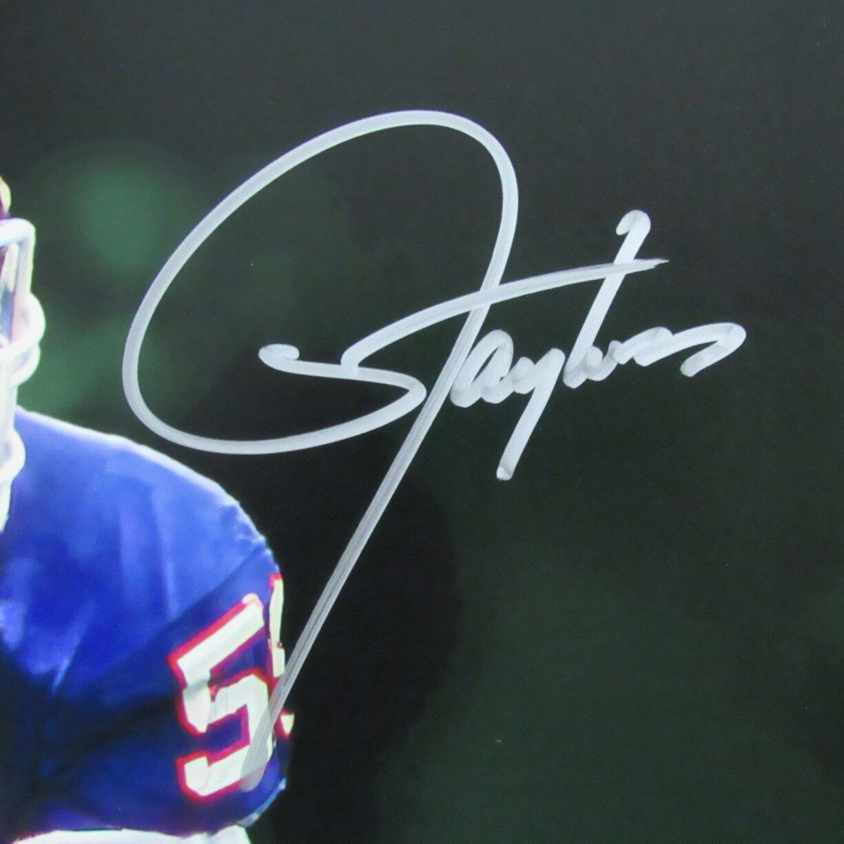 Lawrence Taylor HOF Autographed 16x20 Photo New York Giants JSA