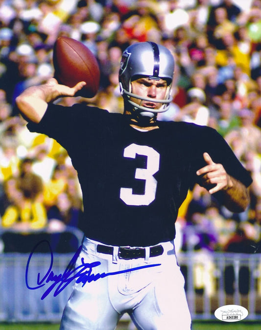 Daryle Lamonica Autographed 8x10 Photo Oakland Raiders JSA