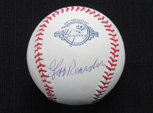 Jeff Reardon Signed/Auto Yankees 100th OML Baseball TRI-STAR Inscr 187138