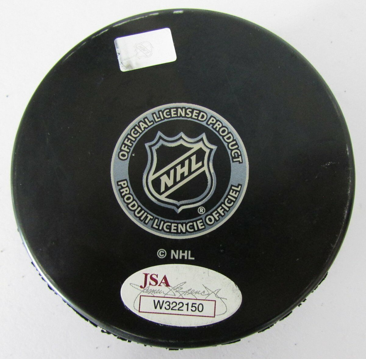 Marek Zidlicky New Jersey Devils Autographed/Signed Devils Logo Puck JSA 144577