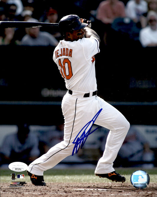 Miguel Tejada Baltimore Orioles Signed/Autographed 8x10 Photo JSA 161082