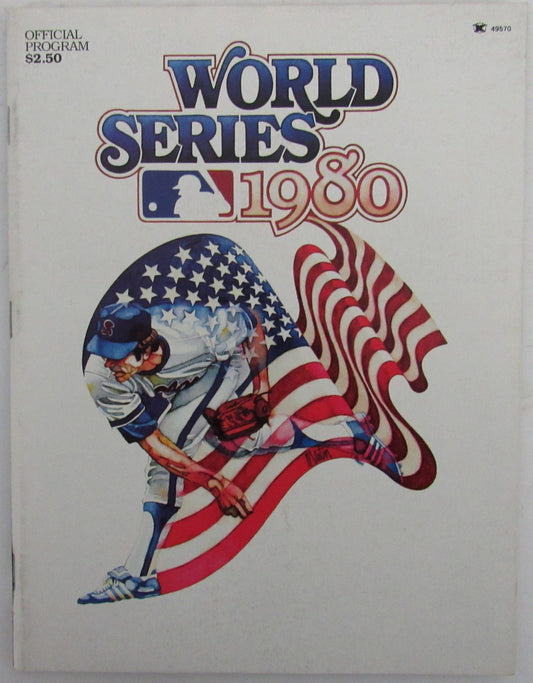 1980 World Series Philadelphia Phillies vs. Kansas City Royals Program 175621