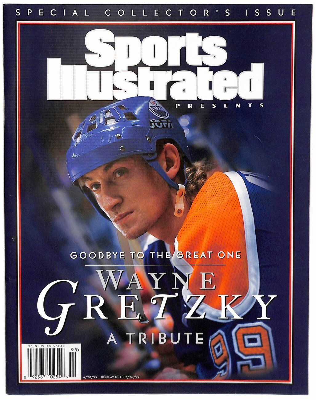 1999 Wayne Gretzky HOF Sports Illustrated Commemorative Edit. NO LABEL 182423