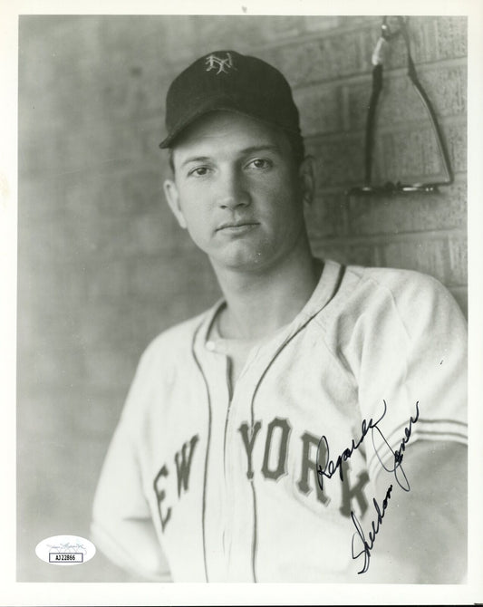 Sheldon Jones Autographed 8x10 Photo New York Giants JSA 177881