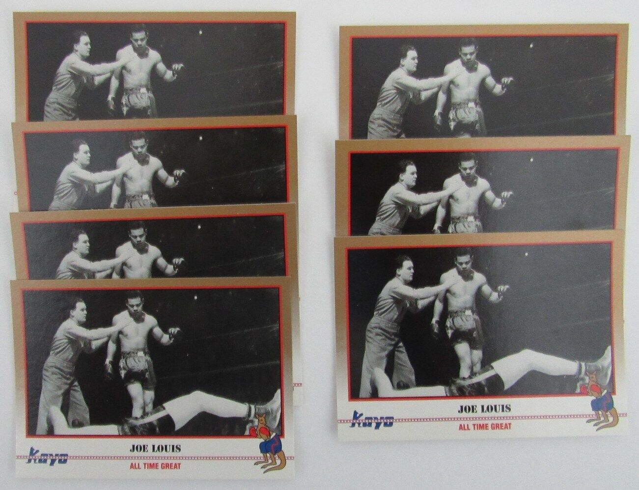 Lot of 7 Joe Louis Boxer 1991 Kayo Trading Cards #055 158136