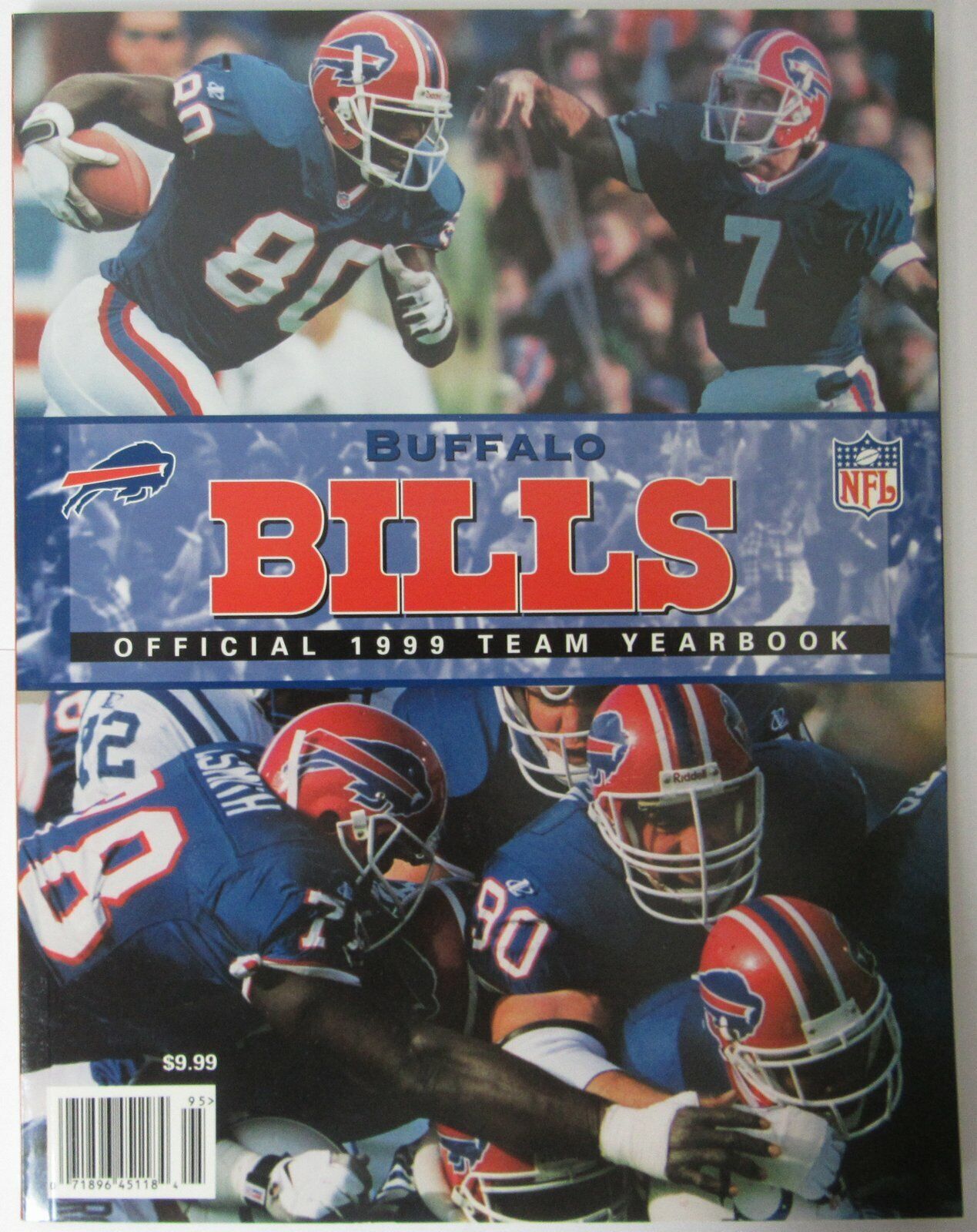 1999 Buffalo Bills NFL Football Official Team Yearbook 145563