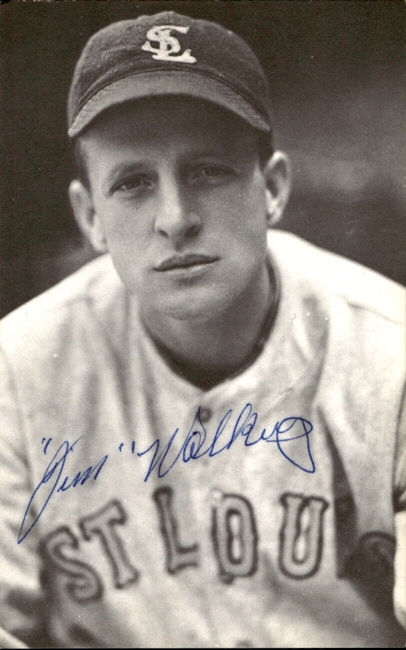 Jim Walkup Browns d. 1997 Signed/Autographed 3x5  Photo 179299