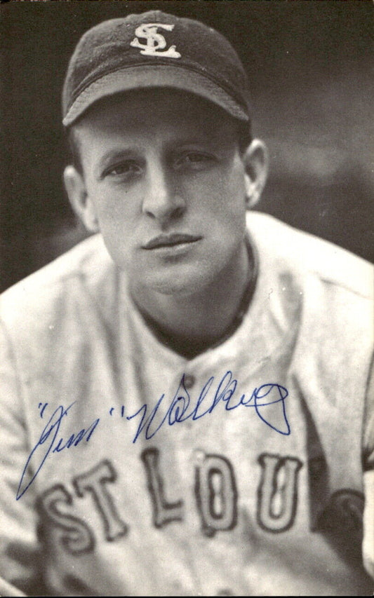 Jim Walkup Browns d. 1997 Signed/Autographed 3x5  Photo 179299