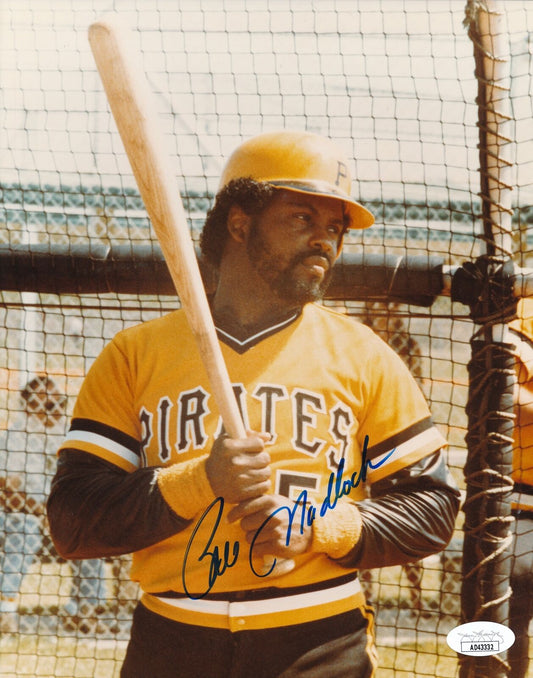 Bill Madlock Autographed 8x10 Photo Pittsburgh Pirates JSA