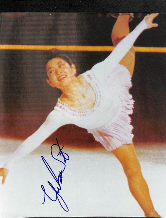 Yuka Sato 1994 World Champion Figure Skater Signed 8x10 Photo 180420