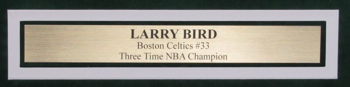 Larry Bird HOF Signed/Auto 16x20 Photo Boston Celtics Framed JSA 189443