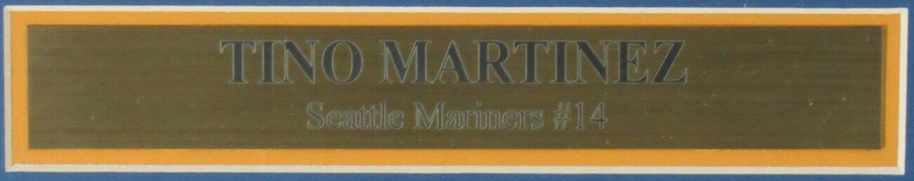 Tino Martinez Seattle Mariners Signed/Autographed 8x10 Photo Framed JSA 161334