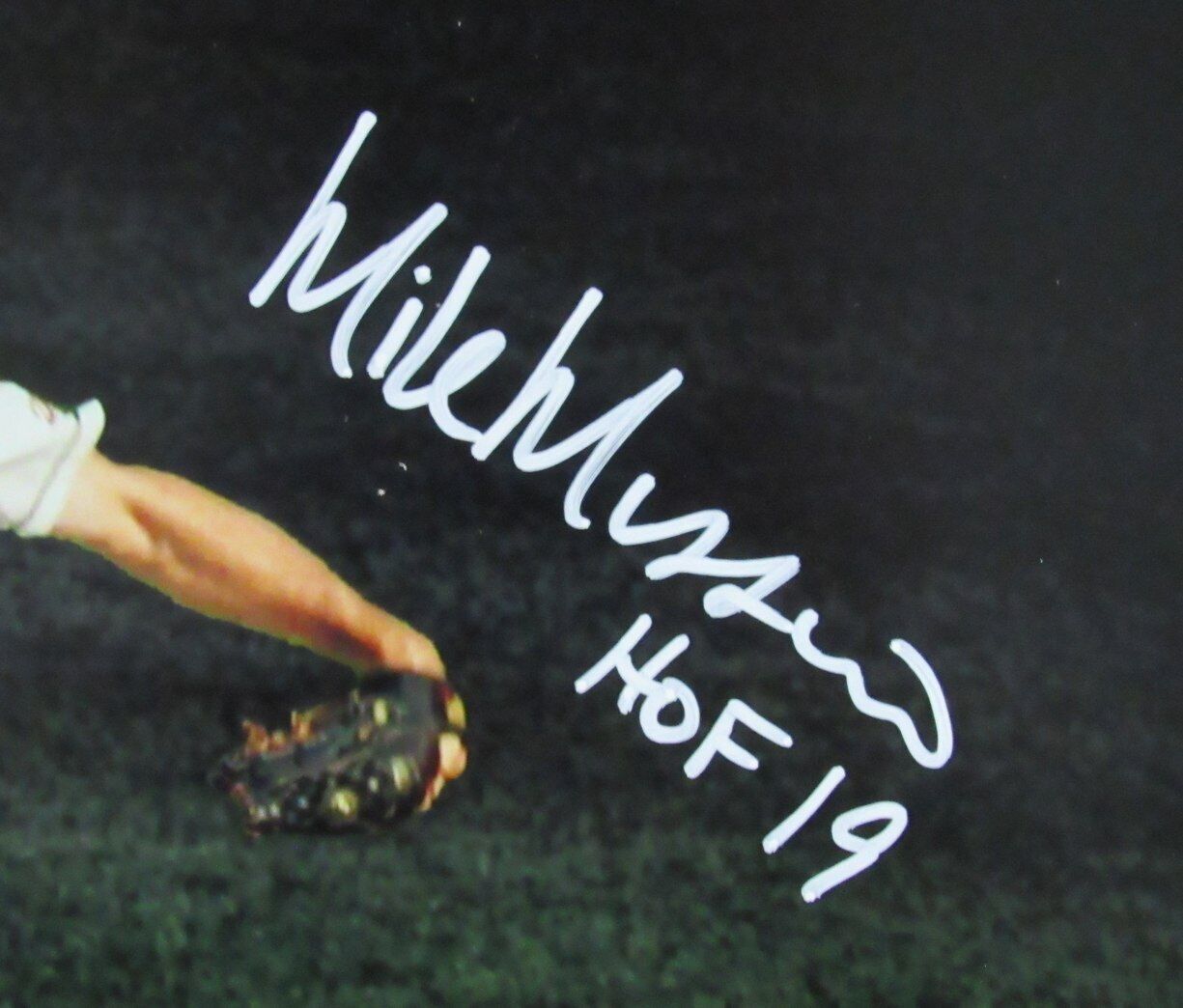 Mike Mussina HOF Autographed/Inscr 11x14 Photo Baltimore Orioles JSA 177095