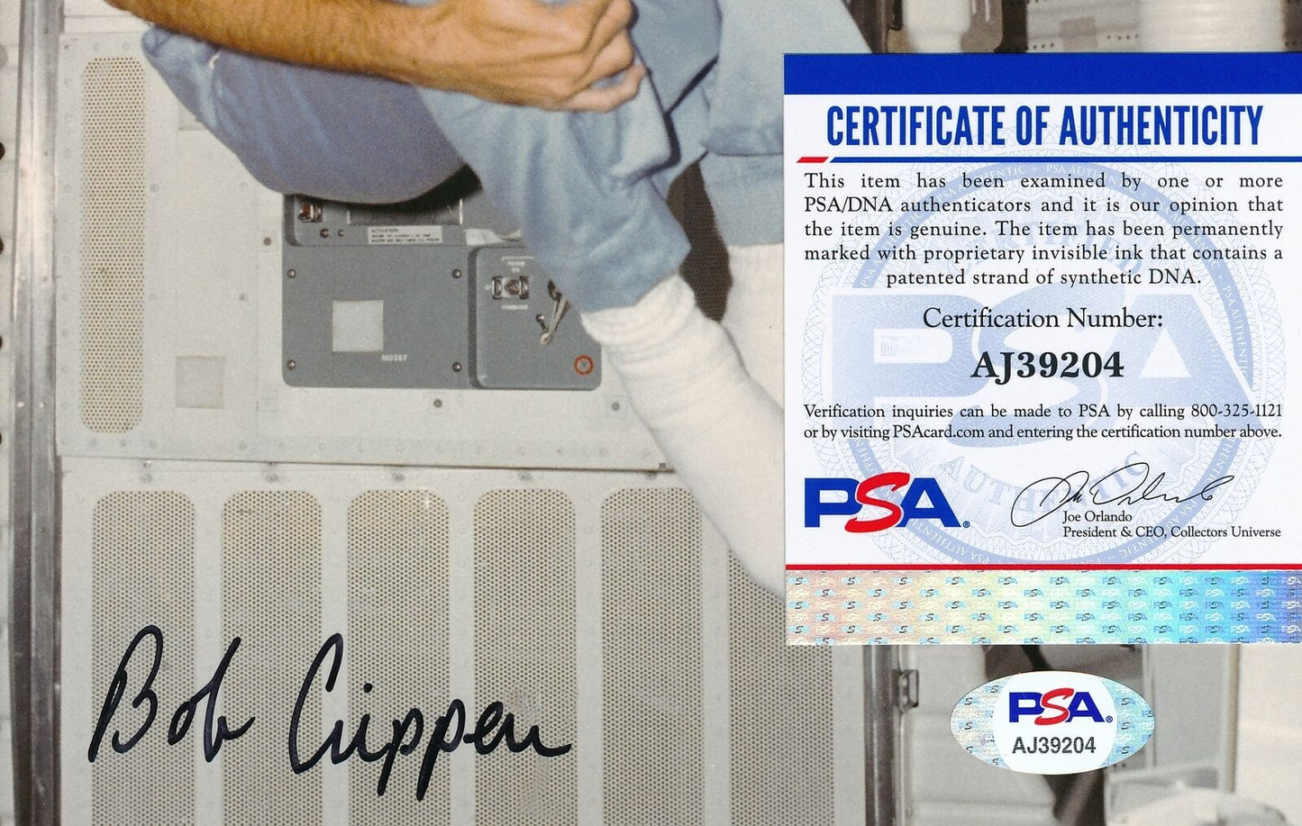 Robert Bob Crippen NASA Astronaut Signed/Autographed 8x10 Photo PSA/DNA 164269