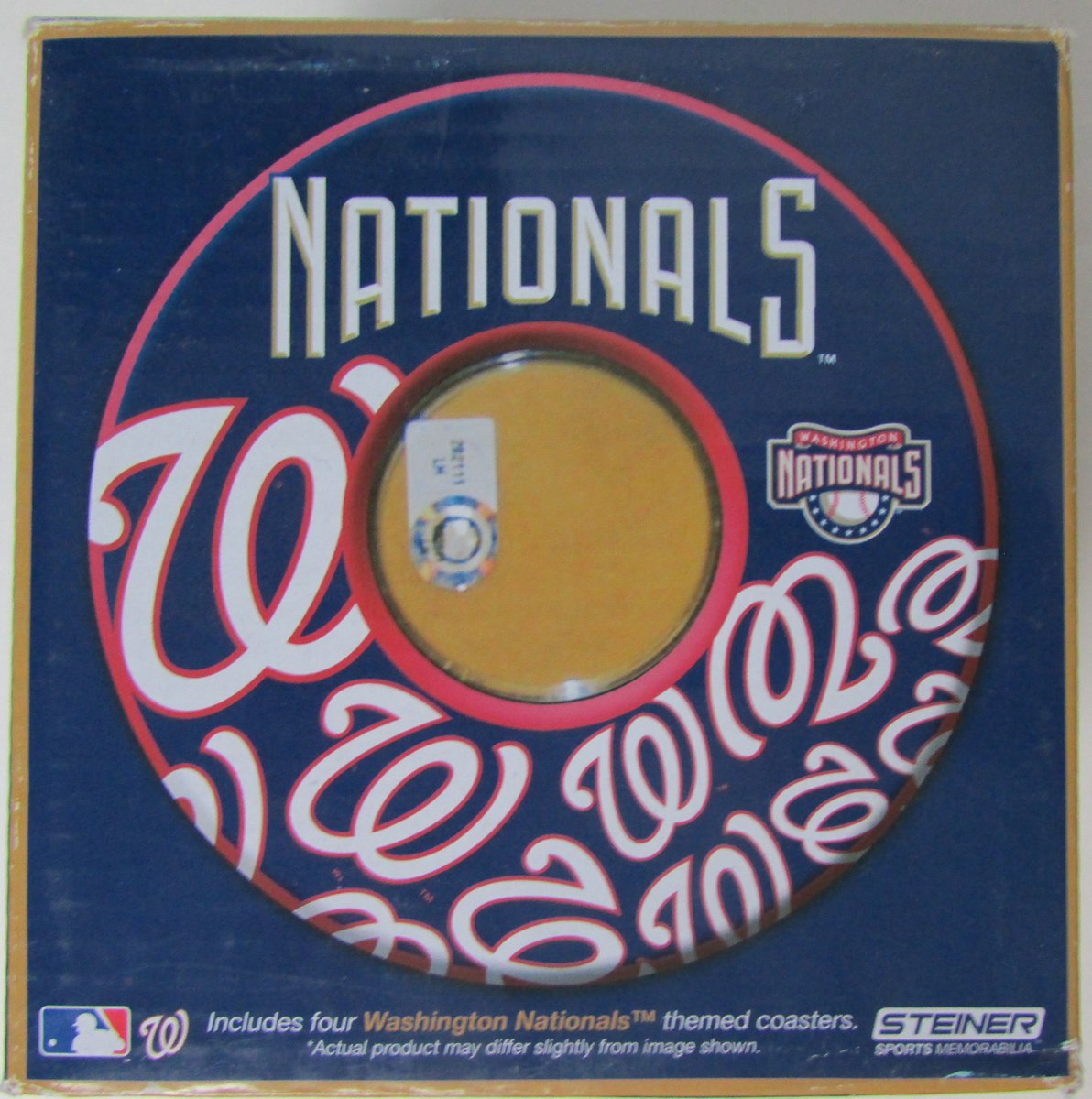 2010 Washington Nationals  MLB Authenicated Dirt Drink Coaster Set  147543