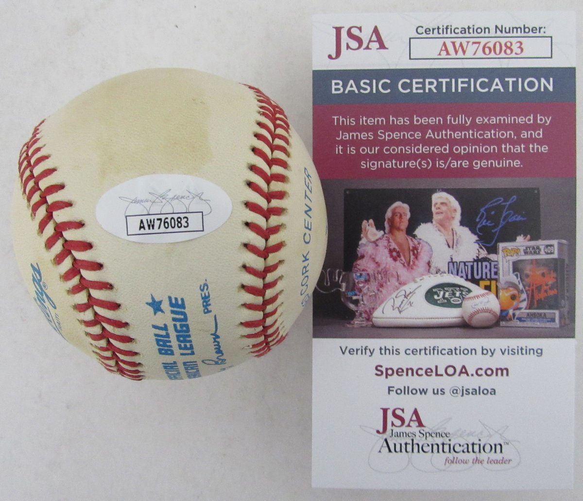 Brian Doyle Signed/Autographed OAL Baseball New York Yankees JSA 192445