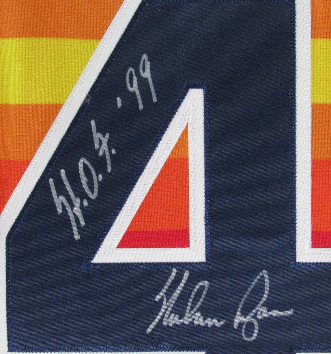 Nolan Ryan 1980 Autographed Authentic Mitchell & Ness Jersey Astros JSA 179441