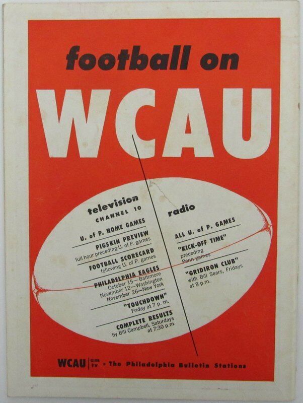 1950 Pennsylvania vs. Cornell College Football Program 143460