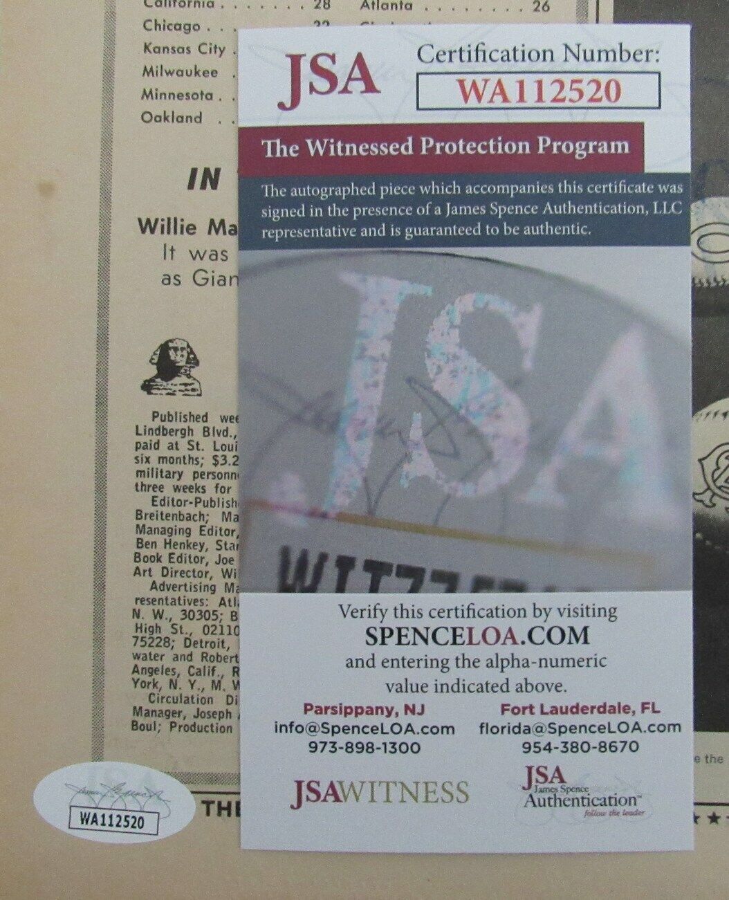 Pete Rose Cincinnati Reds Signed 1970 The Sporting News Newspaper JSA 166736