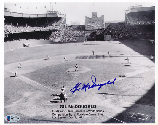 Gil McDougald Signed/Autographed 8x10 Photo New York Yankees Beckett 192312