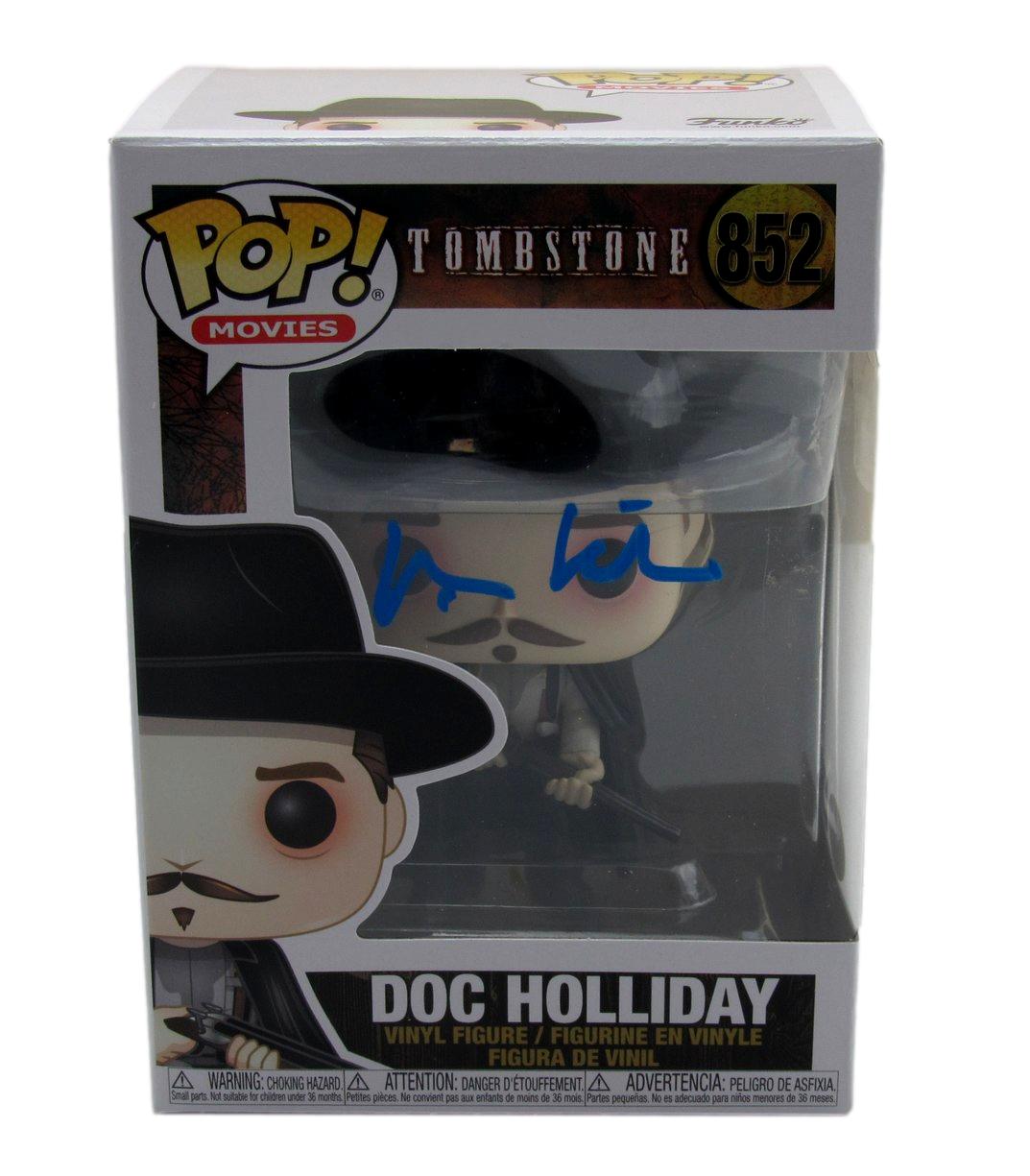 Val Kilmer Doc Holiday Autographed/Signed #852 Funko Pop JSA 187520