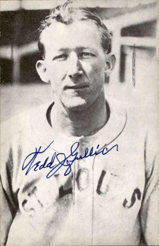 Tedd Gullic Browns d. 2000 Signed/Autographed 3x5  Photo 178417