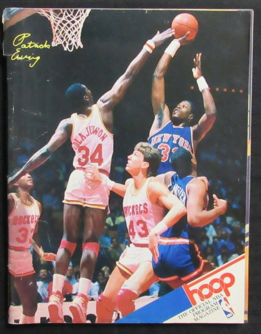 March 15, 1987 Boston Celtics vs. Knicks Game Program Bird 35 pts 181360