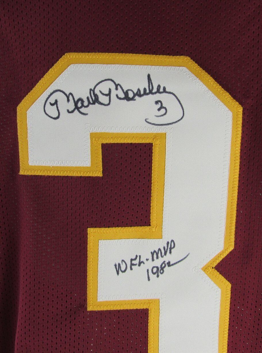 Mark Moseley Signed/Inscribed Maroon Washington Redskins Custom Jersey JSA