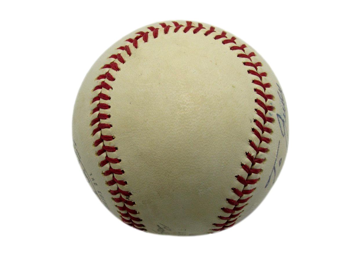 Dizzy Dean HOF Autographed Spalding Baseball Texas League JSA Full LOA 187636