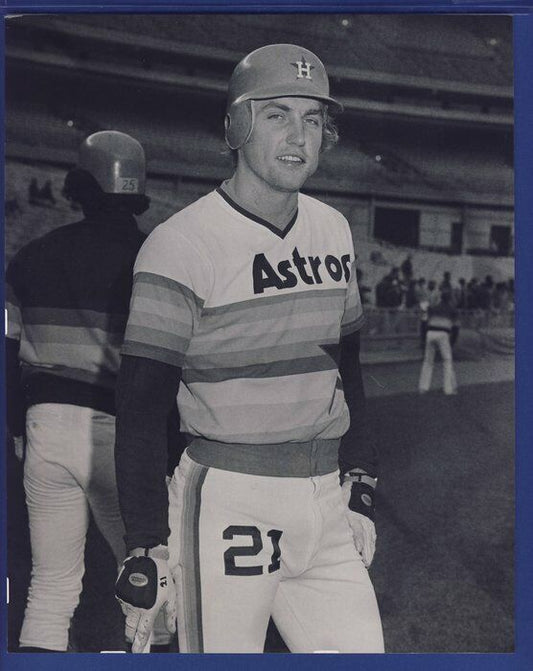 Terry Puhl Astros wire photo 119839