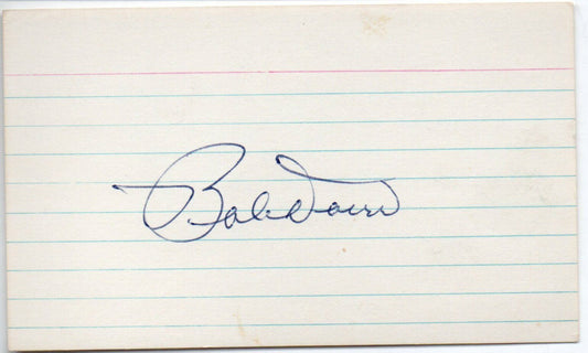 Bobby Doerr d.2017 Boston Red Sox Signed 3x5 Index Card 145602