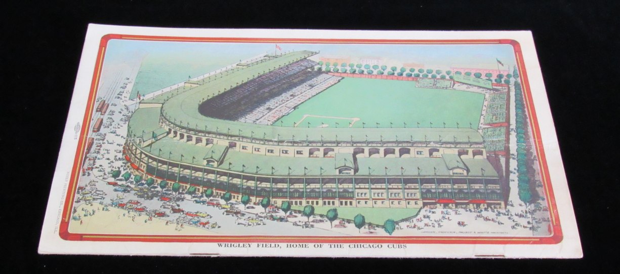 1935 World Series Scorecard Chicago Cubs vs. Detroit Tigers Wrigley Field 193294