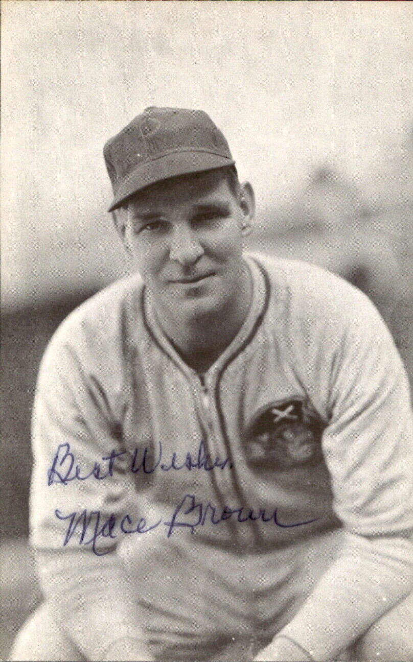 Mace Brown Pirates d. 2002 Signed/Autographed 3x5  Photo 177987