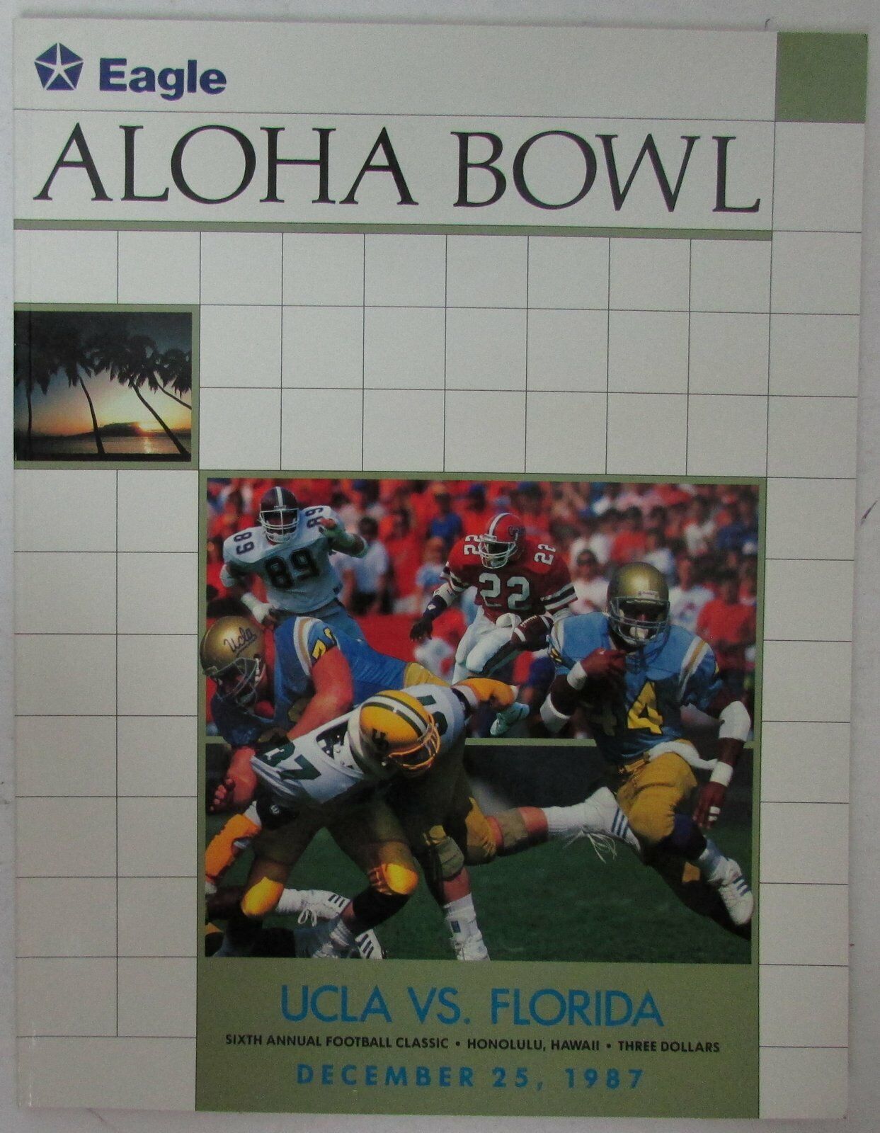 1987 Aloha Bowl - UCLA vs. Florida College Football Game Program 145126