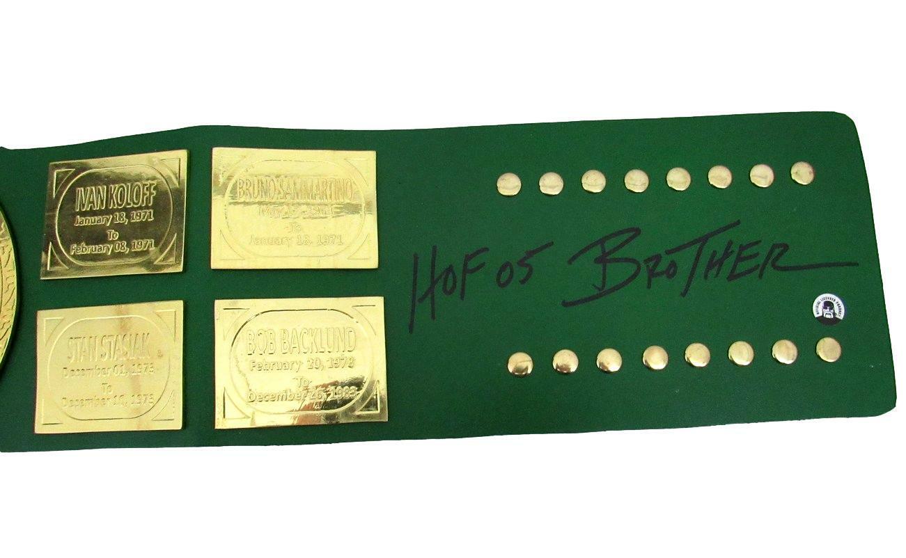 Hulk Hogan HOF Signed World Heavyweight Champion Full Size Replica Belt 165196