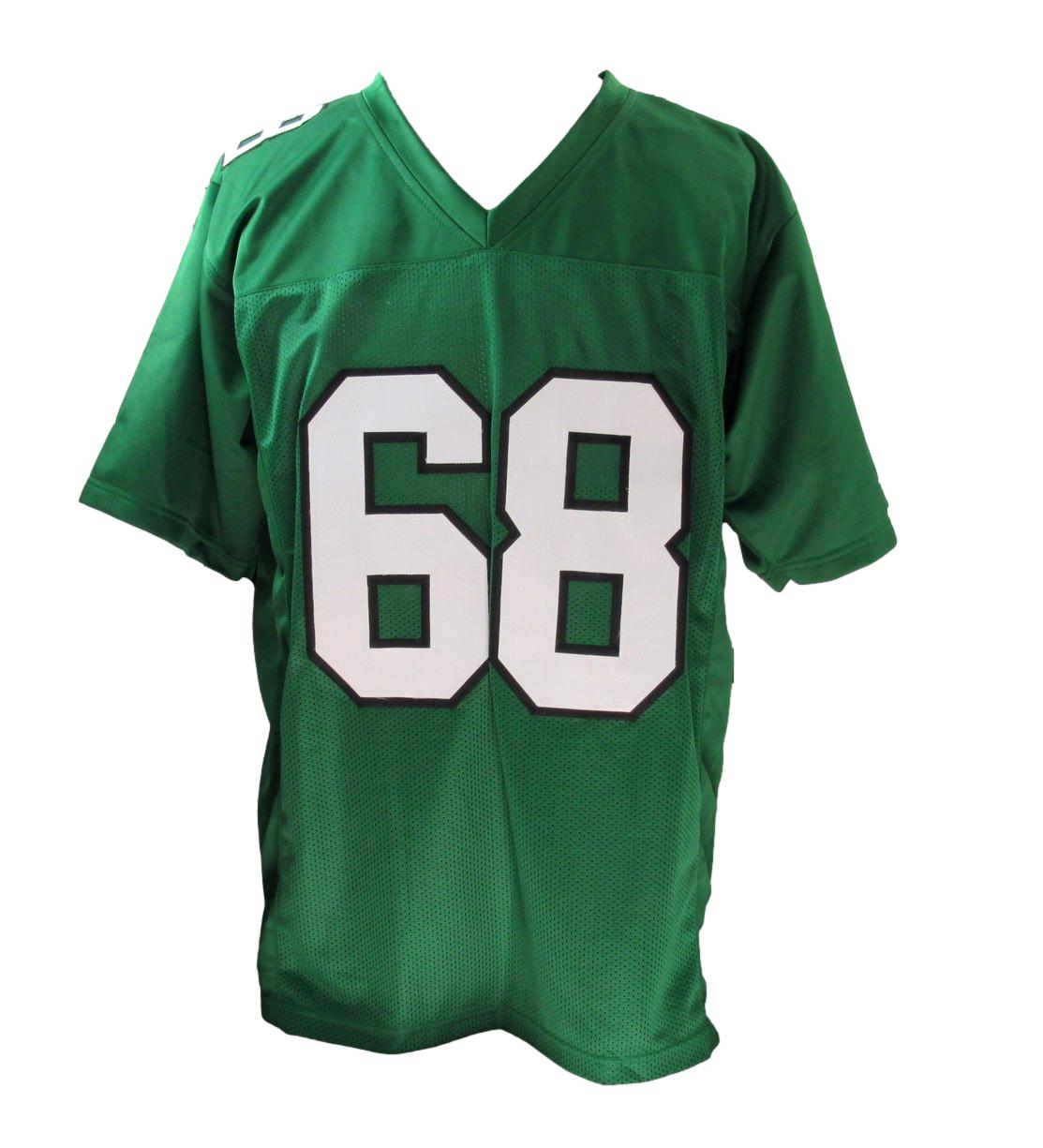 Jordan Mailata Autographed Kelly Green Football Jersey Philadelphia Eagles JSA 183395