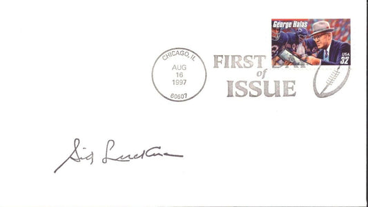 Sid Luckman Signed/Autographed 1997 FDC First Day Cover Chicago Bears 151239