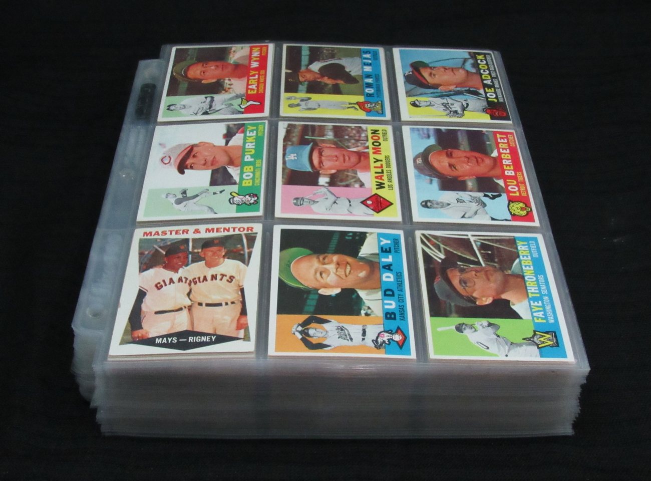 1960 Topps Baseball Card Complete Set (1-572) Mantle Aaron Yastrzemski 191956