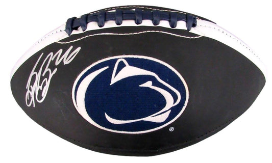 Saquon Barkley Autographed Black Penn State Logo Football PSA/DNA 183537