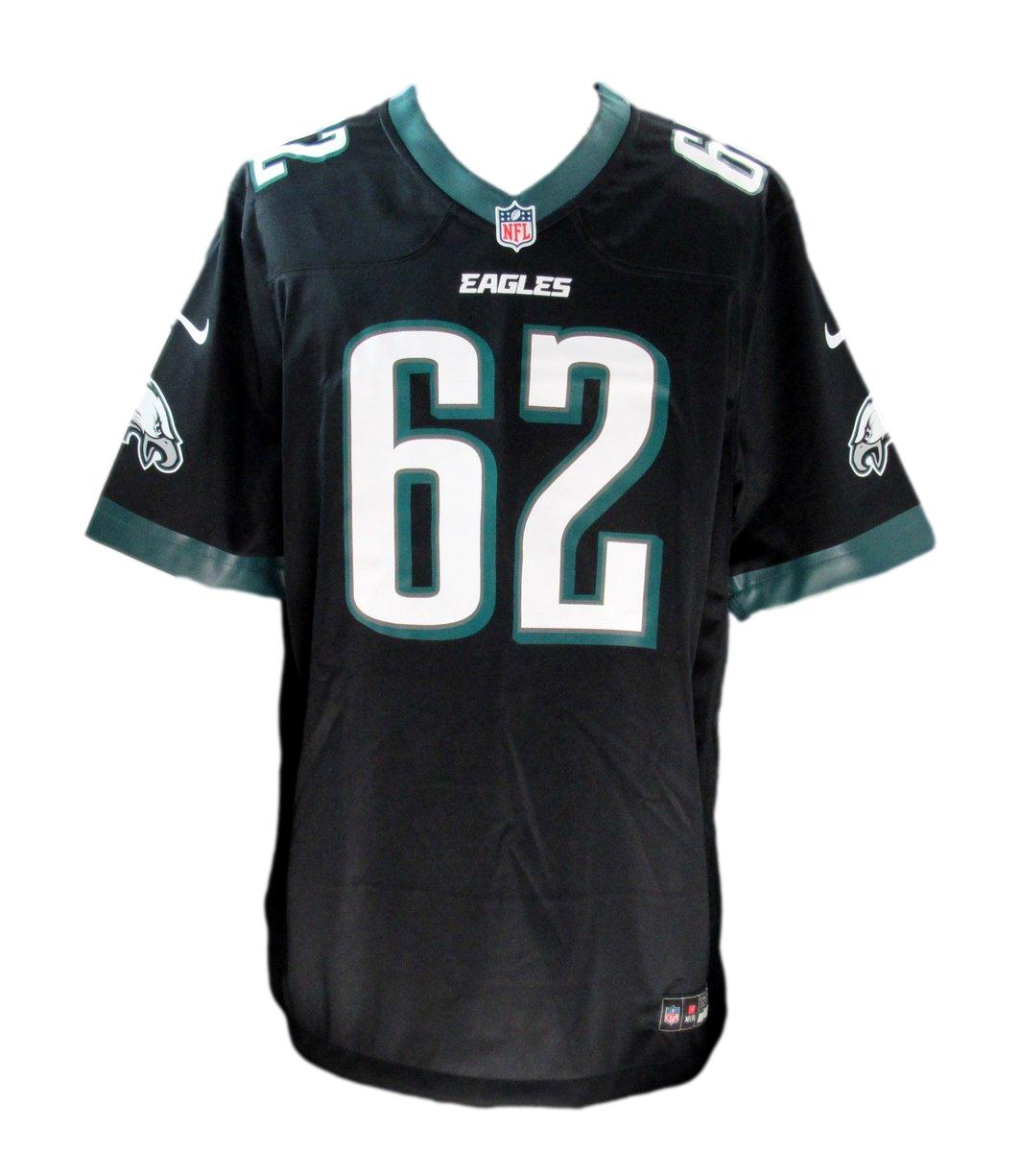 Jason Kelce Signed/Auto Black Nike Football Jersey Eagles PSA/DNA 190366