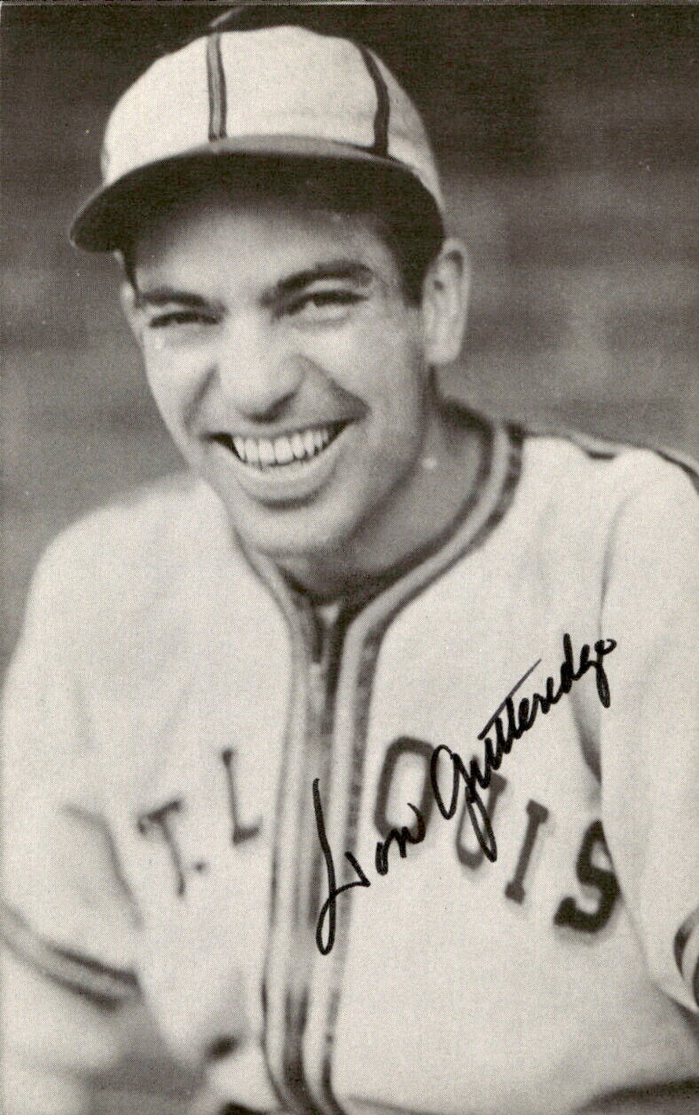 Don Gutteridge Browns d. 2000 Signed/Autographed 3x5  Photo 178421