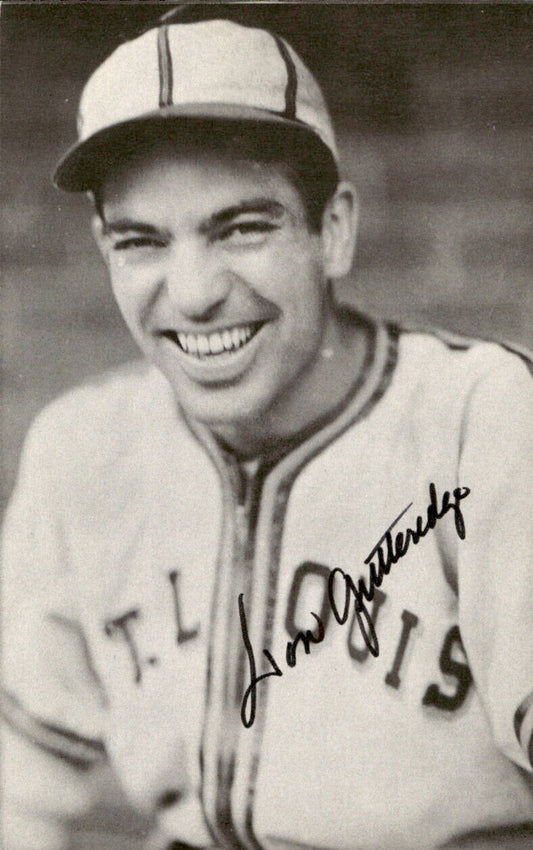 Don Gutteridge Browns d. 2000 Signed/Autographed 3x5  Photo 178421