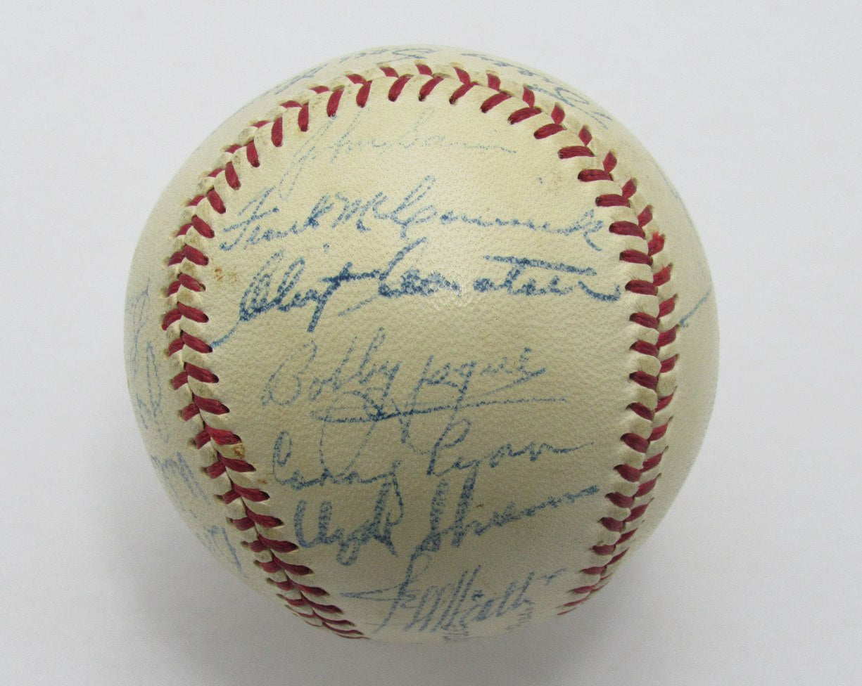 1948 Boston Braves NL Champs Team Signed by 20 Southworth ONL Baseball 185366